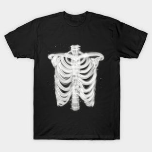 Graffiti Ribs - Human Anatomy Skeleton T-Shirt